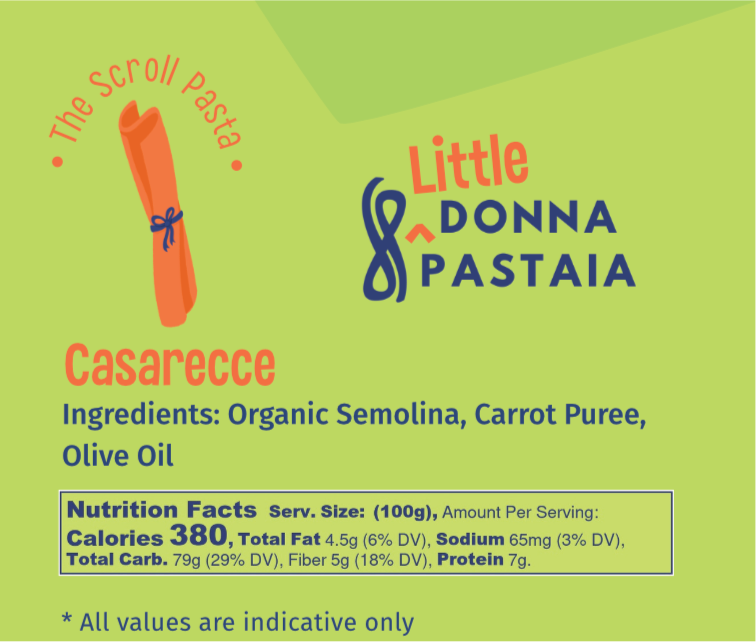 Little Carrot Casarecce