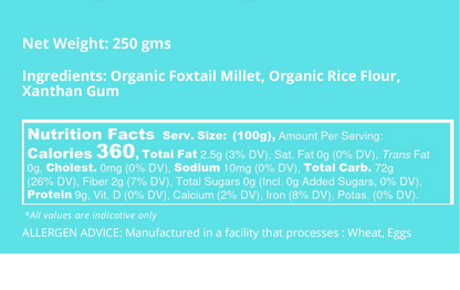Foxtail Millet Fusilli