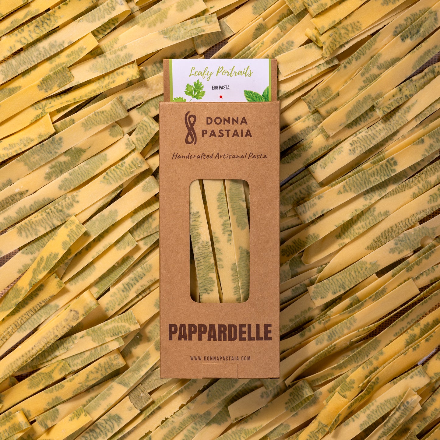 Leafy Portraits Pappardelle