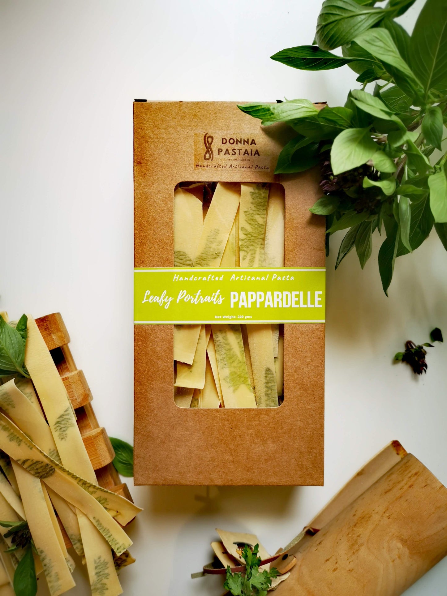 Leafy Portraits Pappardelle